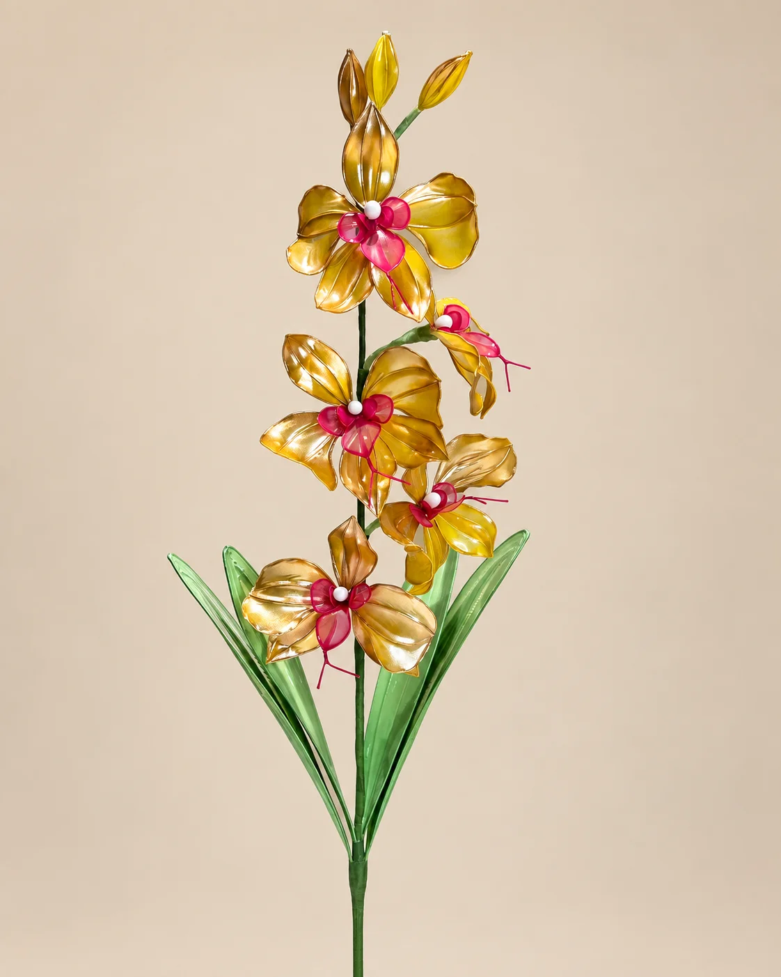 蝴蝶蘭水晶花作品