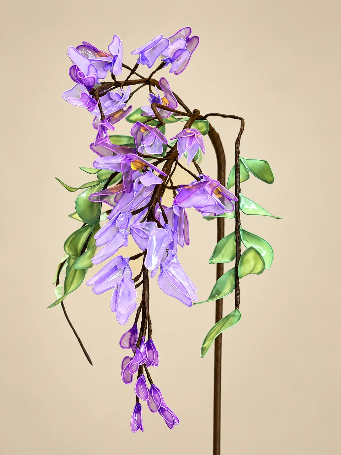 紫藤水晶花手作作品